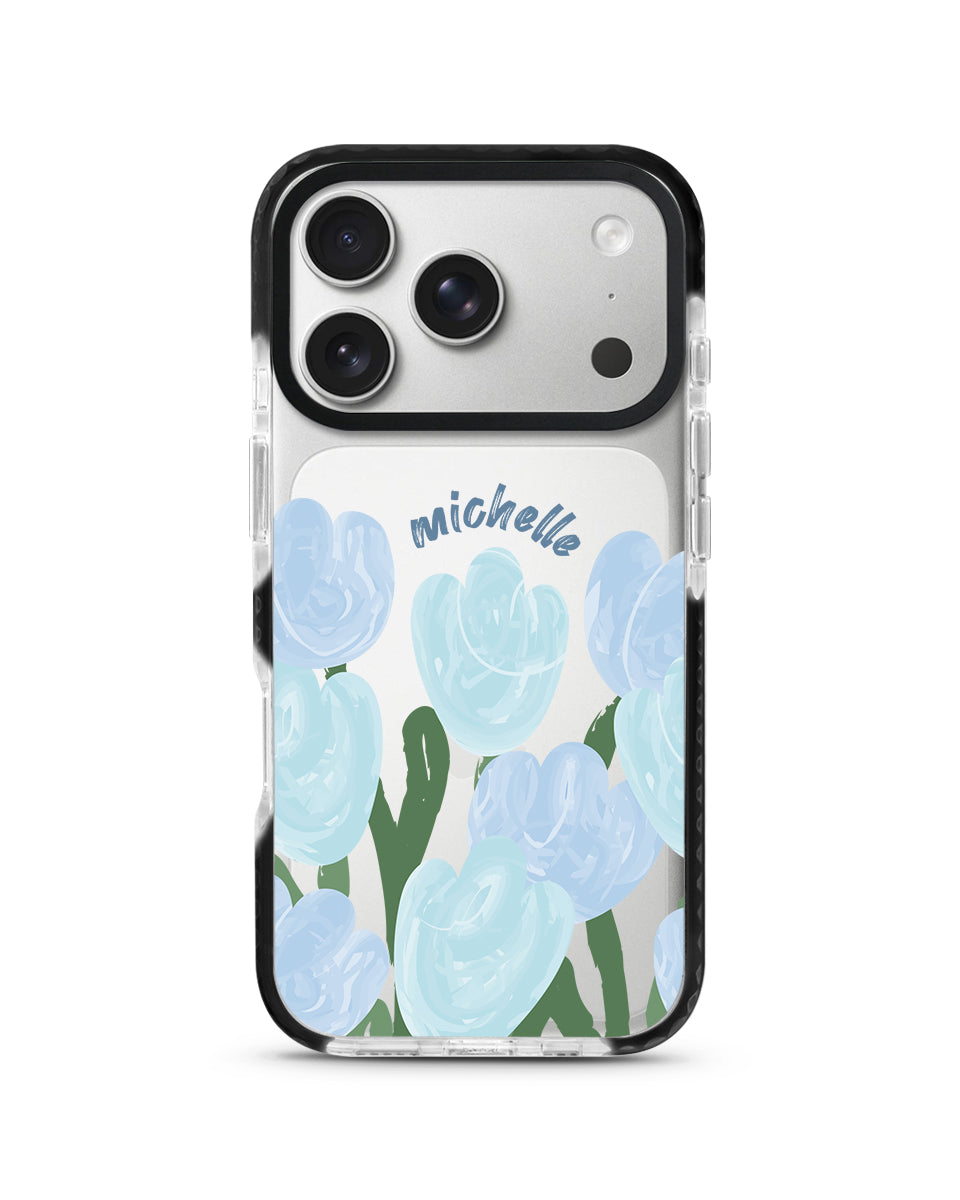 X-TECH BUMPER CASE - TULIP GOUACHE (BLUE)
