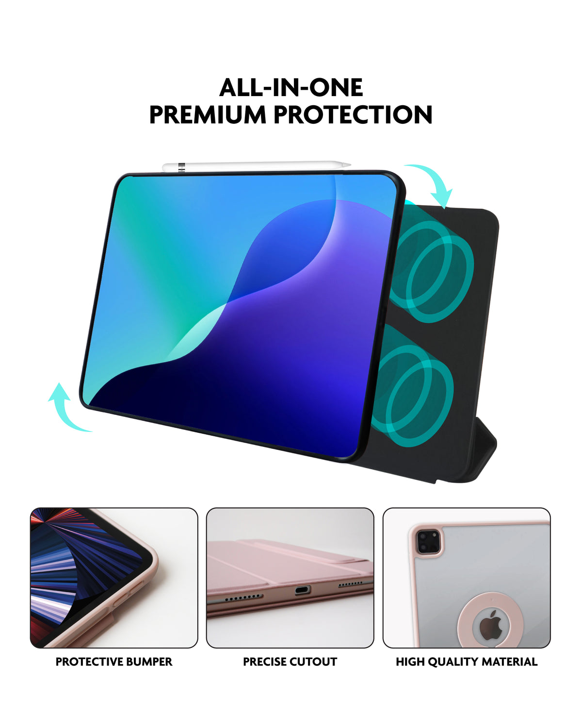 IPAD SHIELD CASE - BLACK