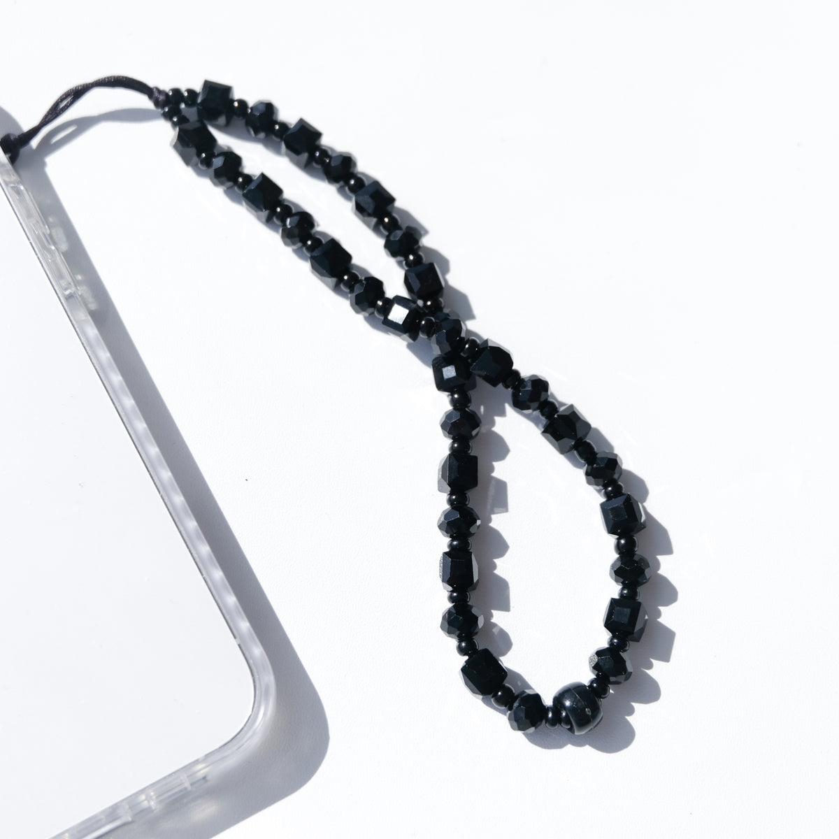 BEADED CHARMS - BLACK ONYX