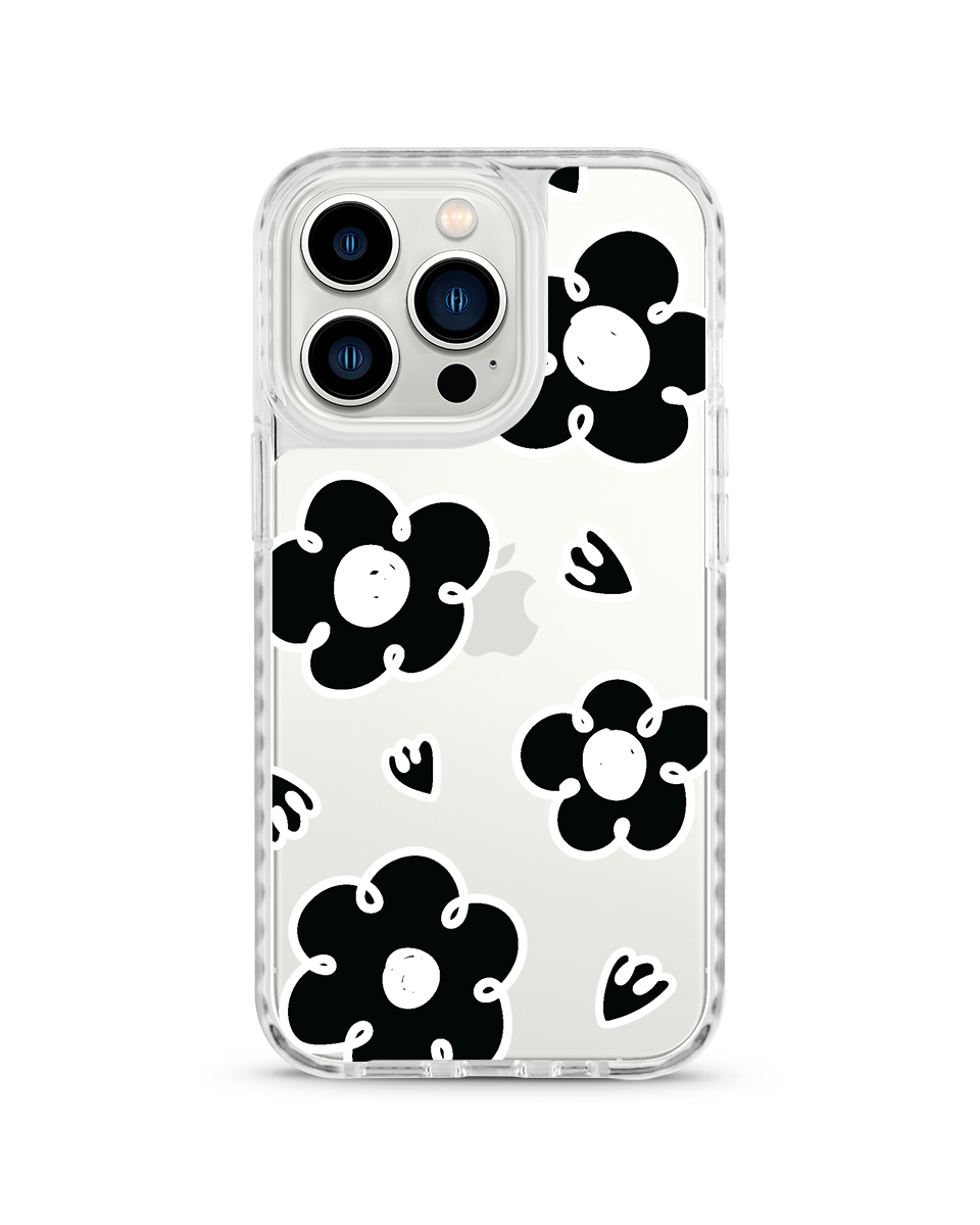 X-TECH BUMPER CASE - FLOWER DOODLE
