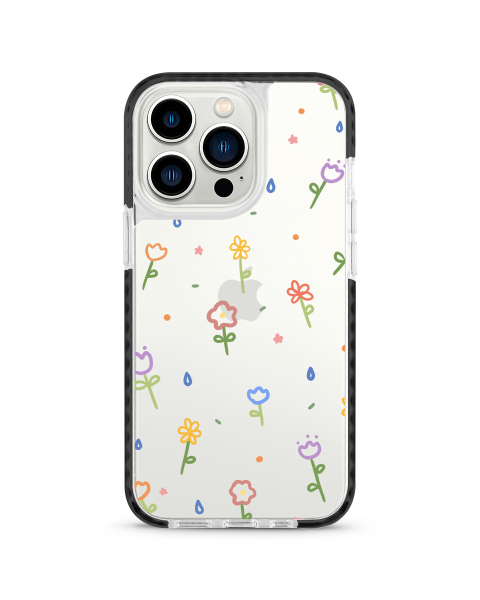 X-TECH BUMPER CASE - DOODLY GARDEN