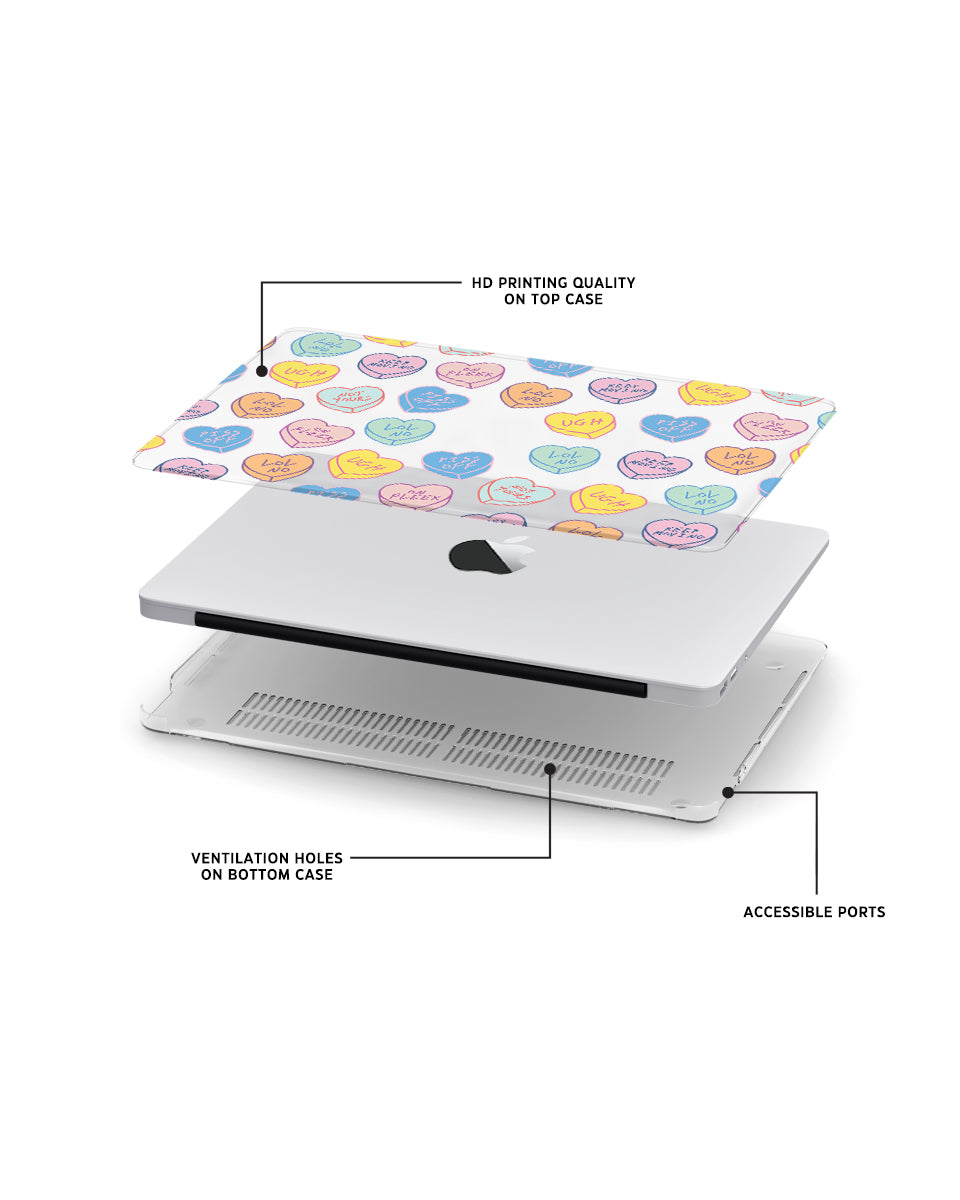 MACBOOK CASE - HEART CANDY