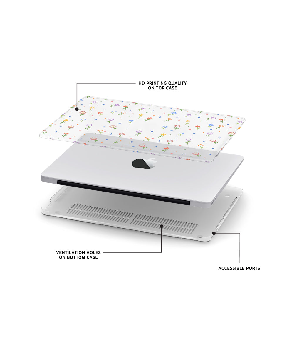 MACBOOK CASE - DOODLY GARDEN