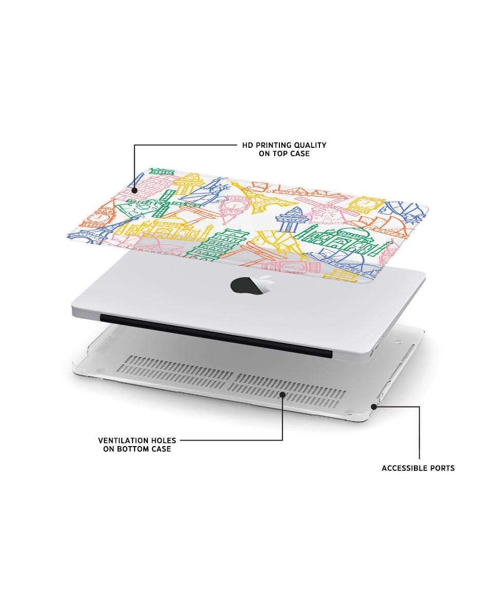 MACBOOK CASE - FLASHY CITIES
