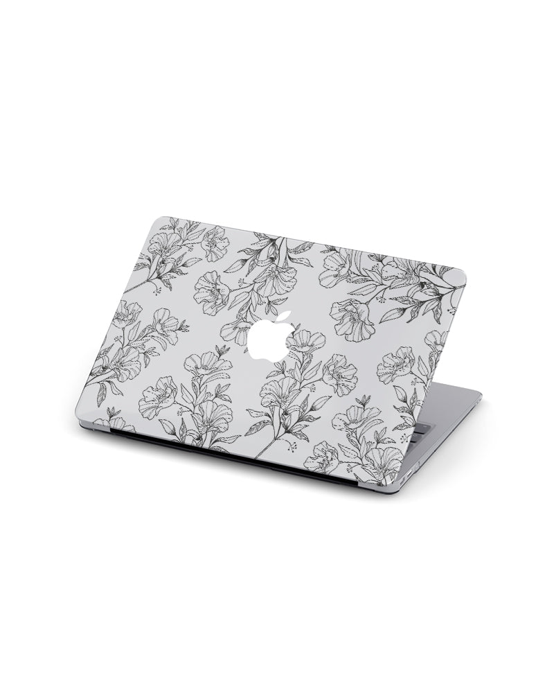 MACBOOK CASE - FLOWER OUTLINE