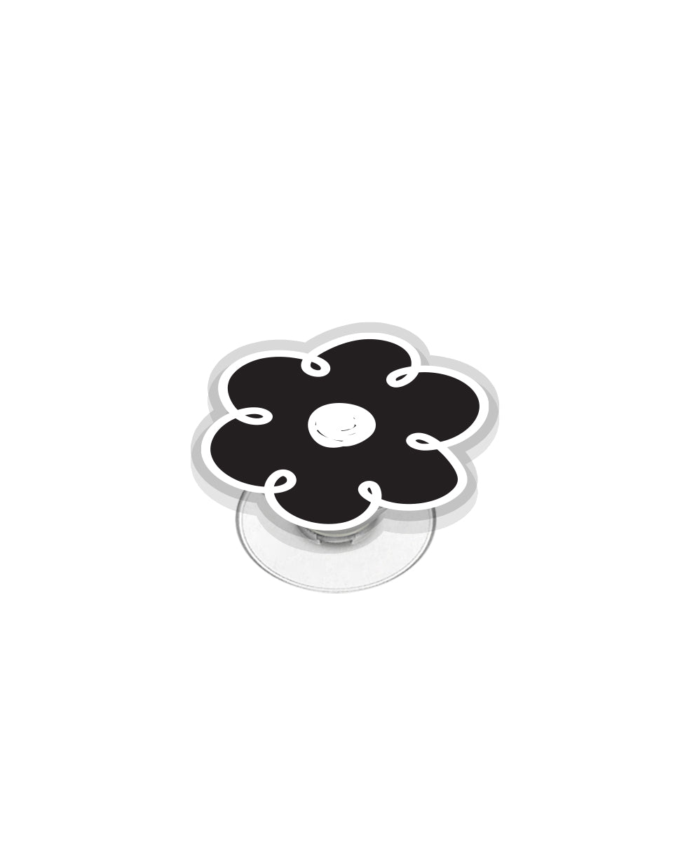 POPSTAND - FLOWER DOODLE (BLACK)
