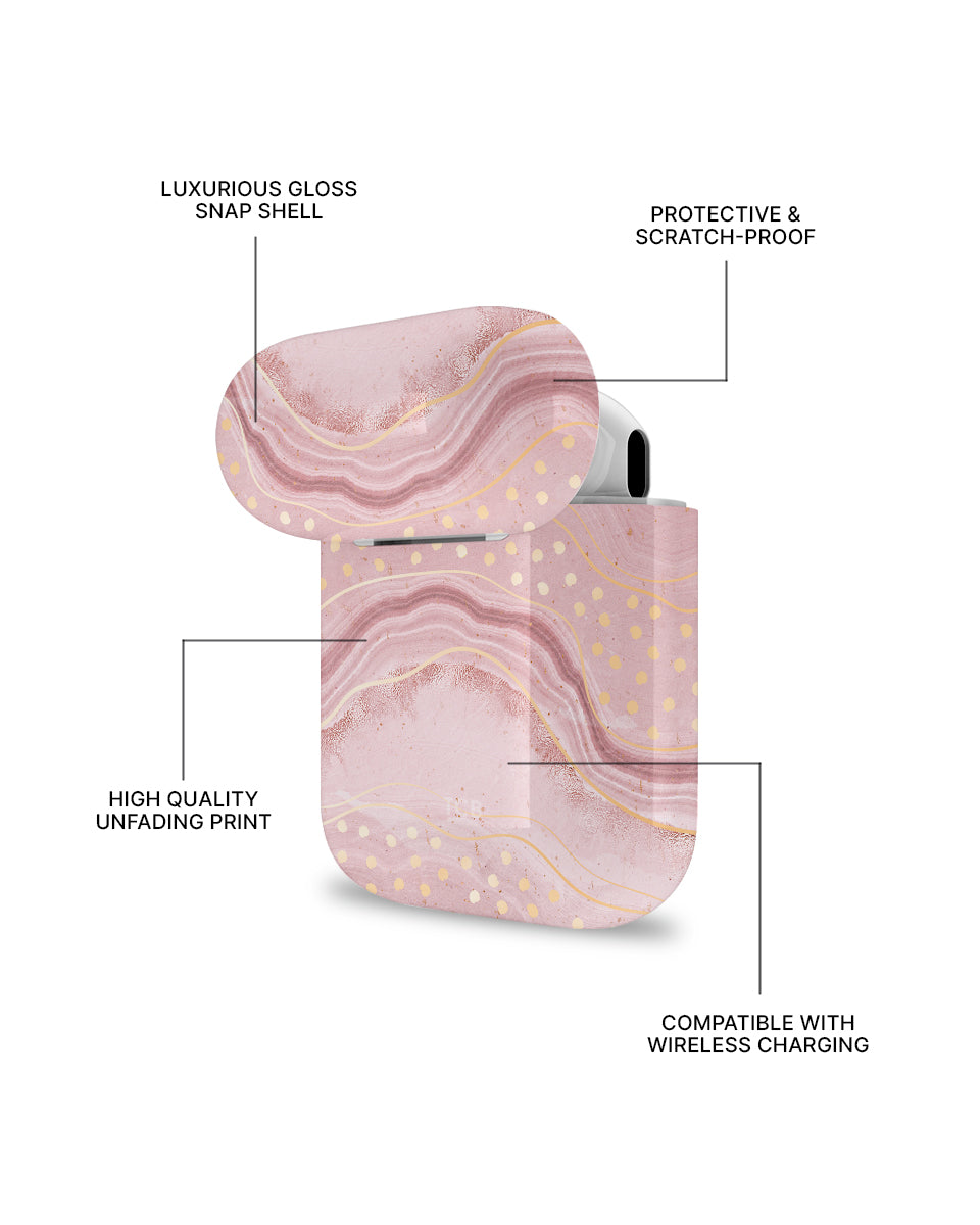 ARMOR AIRPODS CASE - BLUSHING GEM