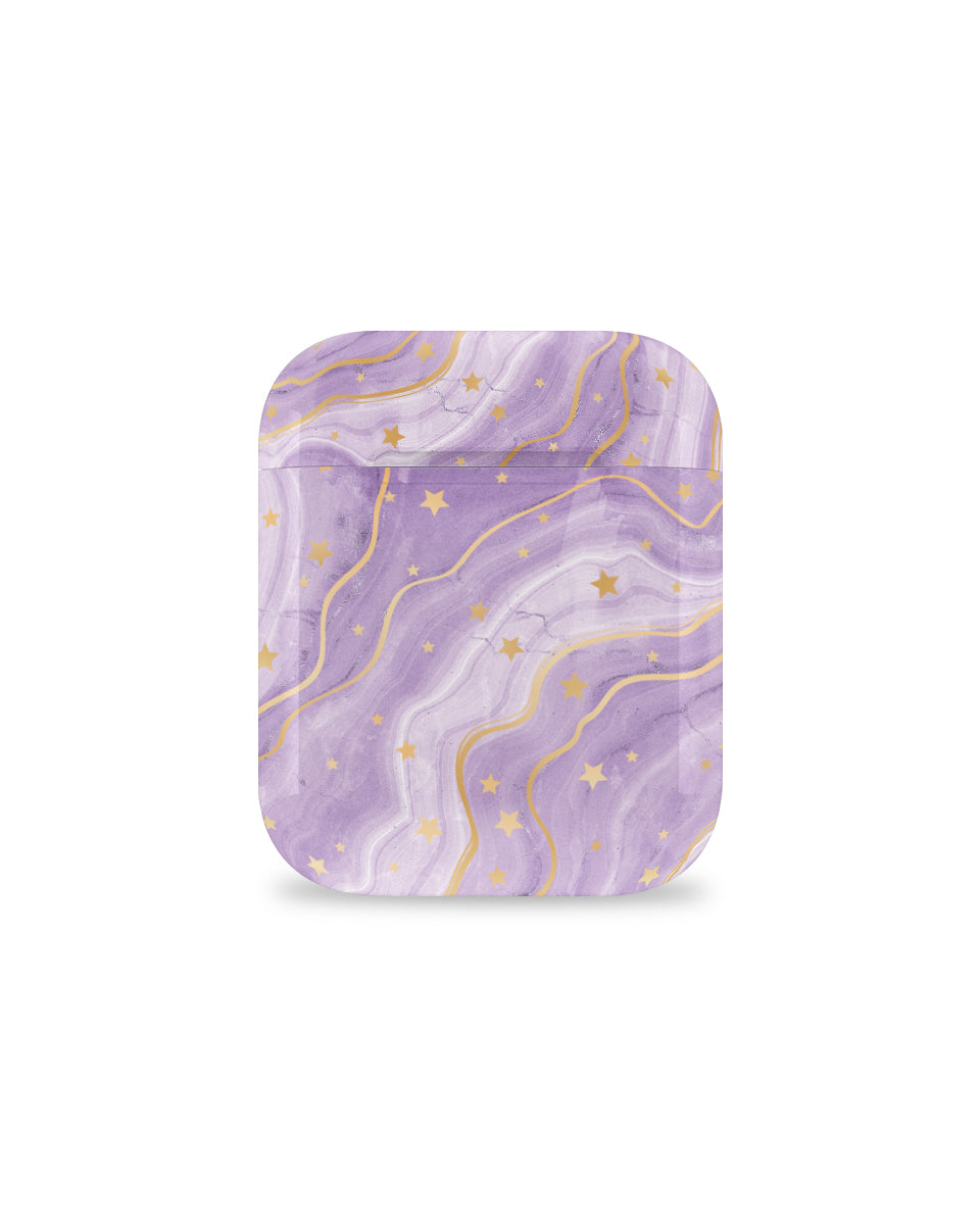 ARMOR AIRPODS CASE - GOLD AMETHYST