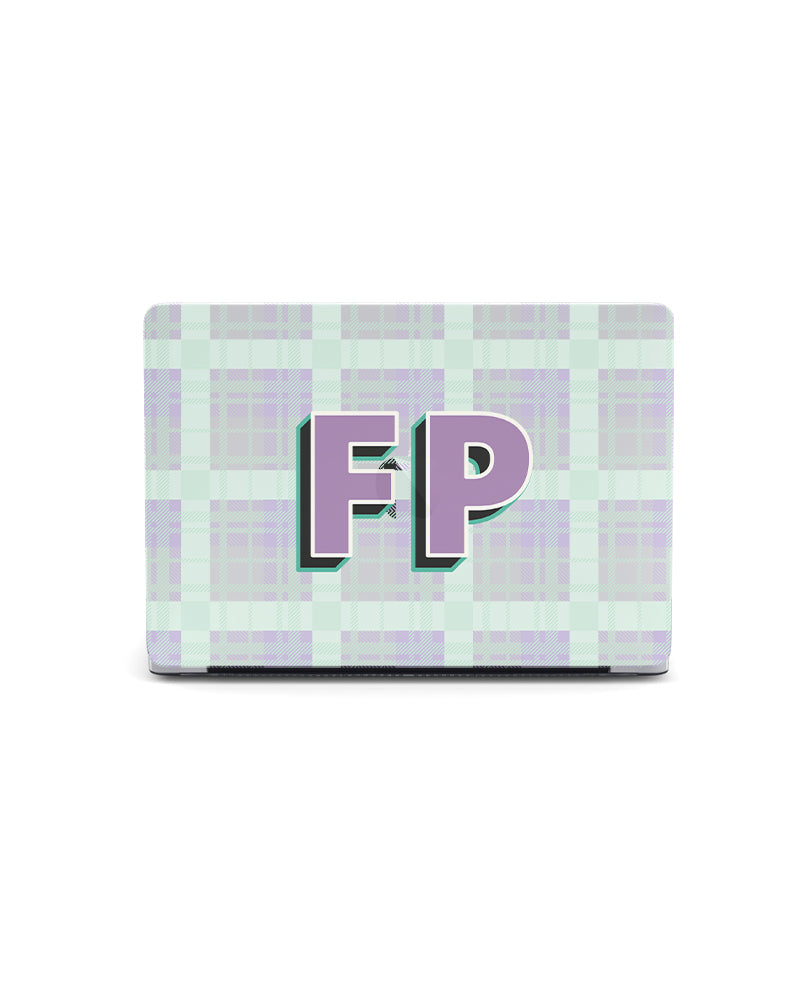 MACBOOK CASE - MINT TARTAN