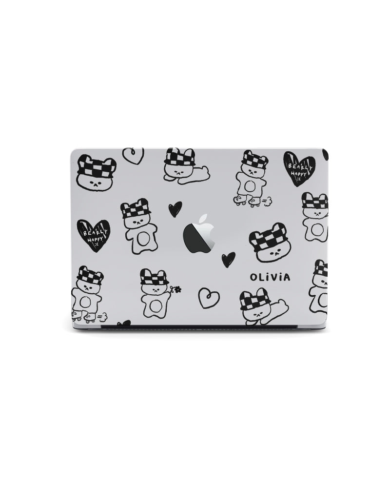 MACBOOK CASE - BEARLY HAPPY