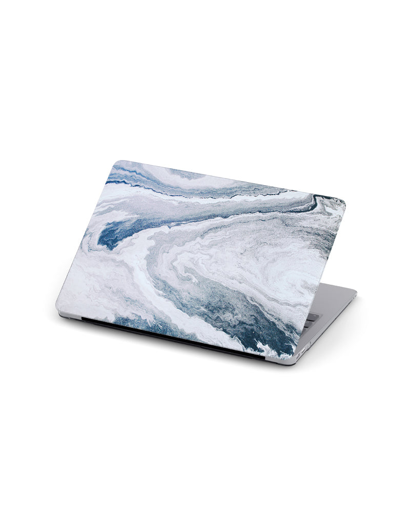MACBOOK CASE - NAVY MARBLE