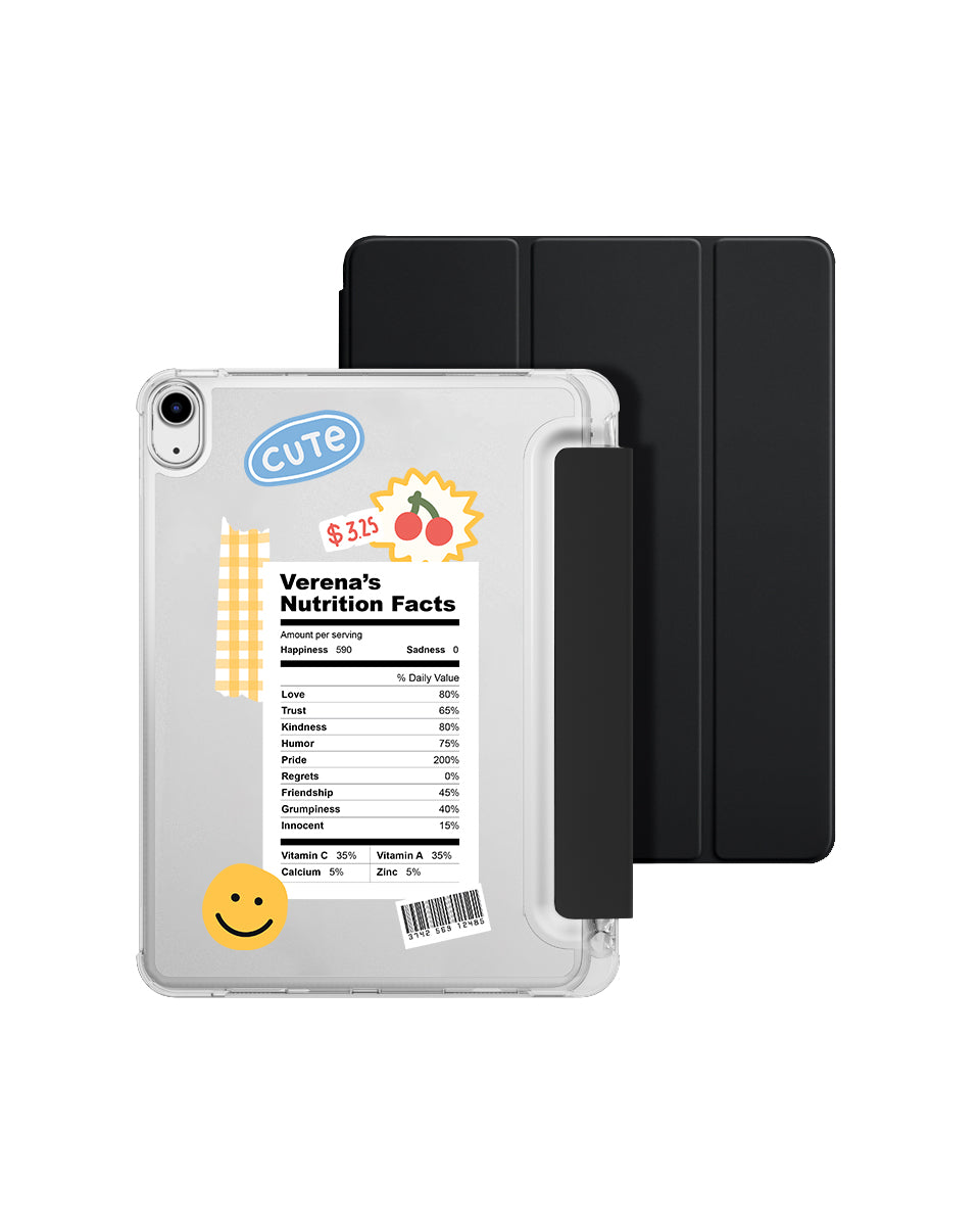 IPAD CASE - NUTRITION FACTS