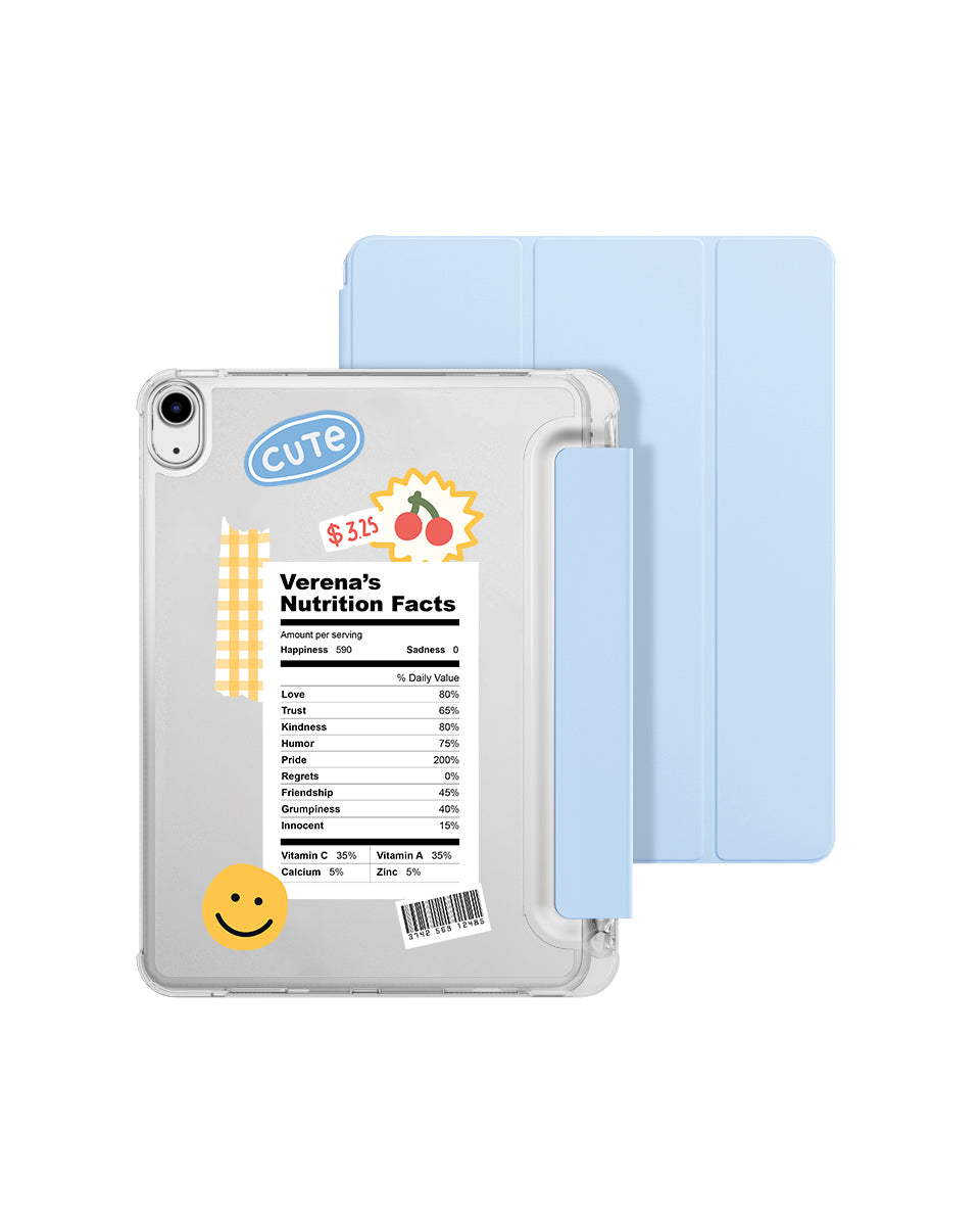 IPAD CASE - NUTRITION FACTS