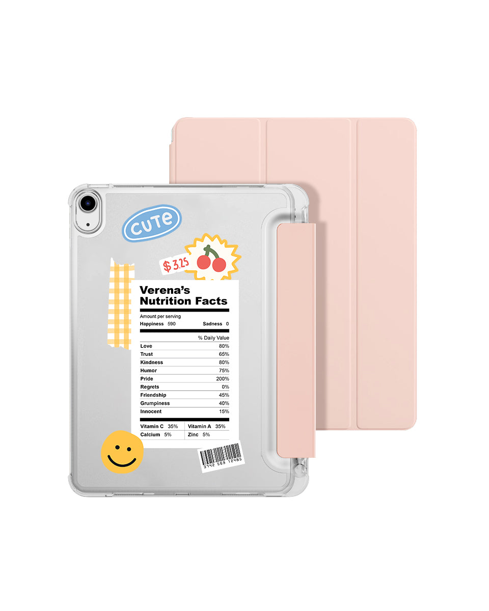 IPAD CASE - NUTRITION FACTS