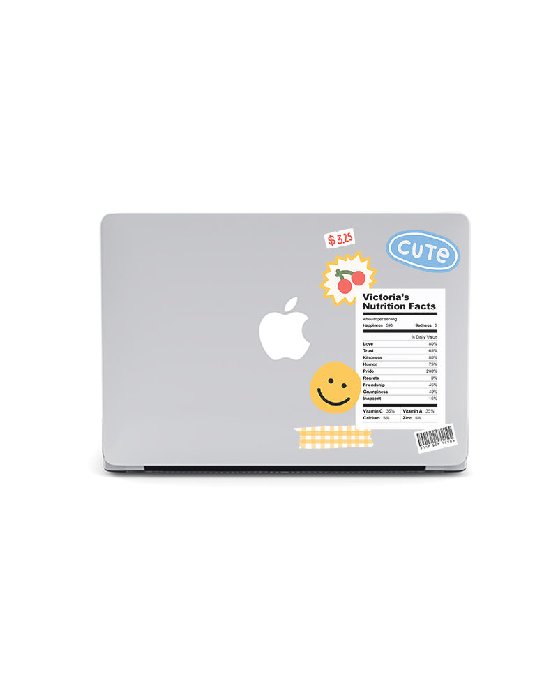 MACBOOK CASE - NUTRITION FACTS