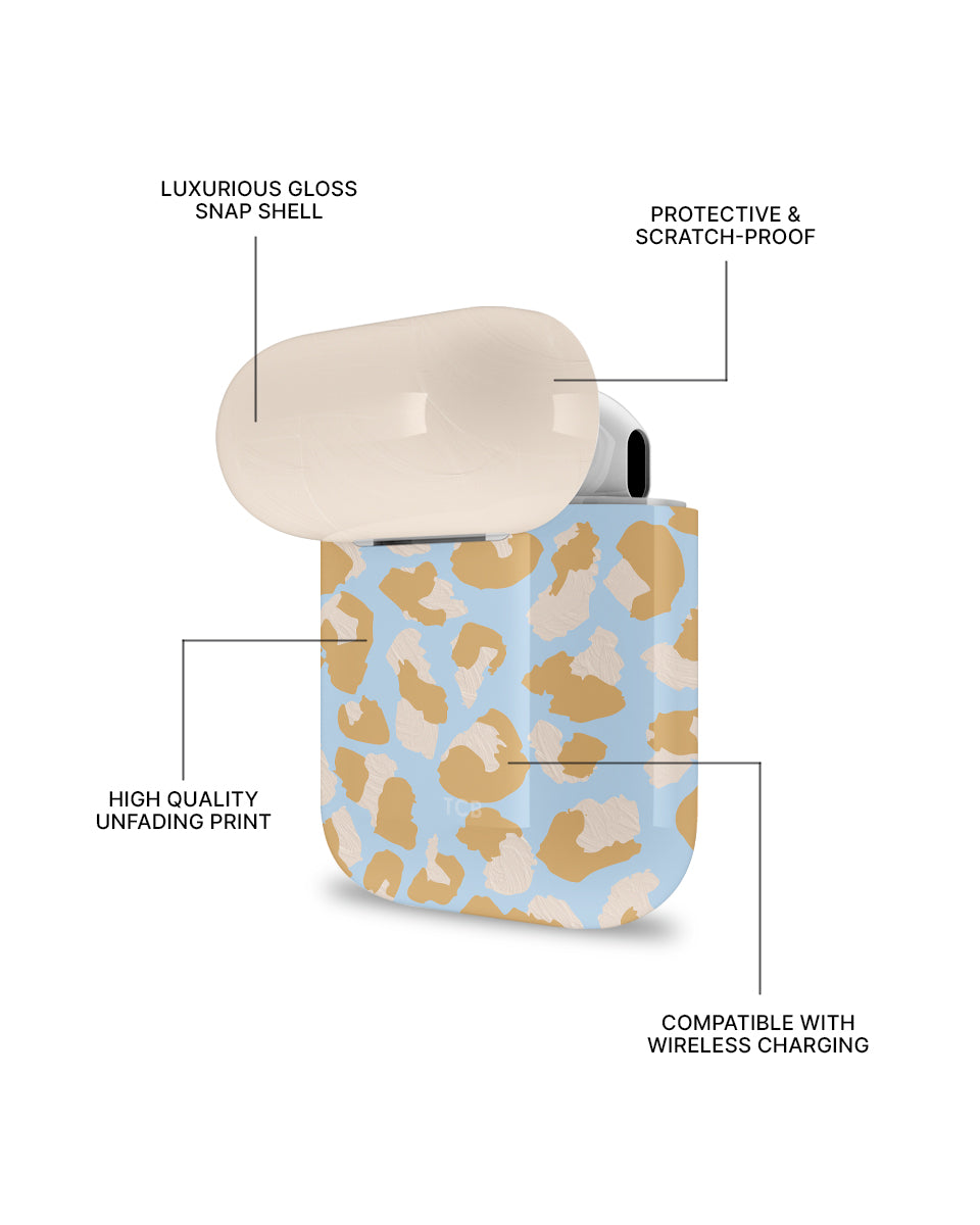 ARMOR AIRPODS CASE - BLUE SAFARI