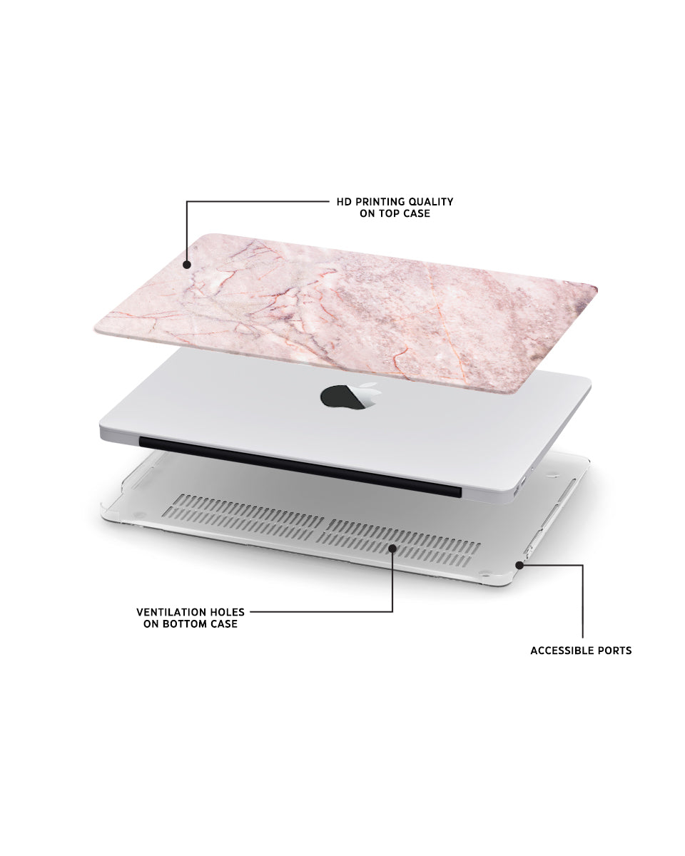 MACBOOK CASE - PINK MARBLE