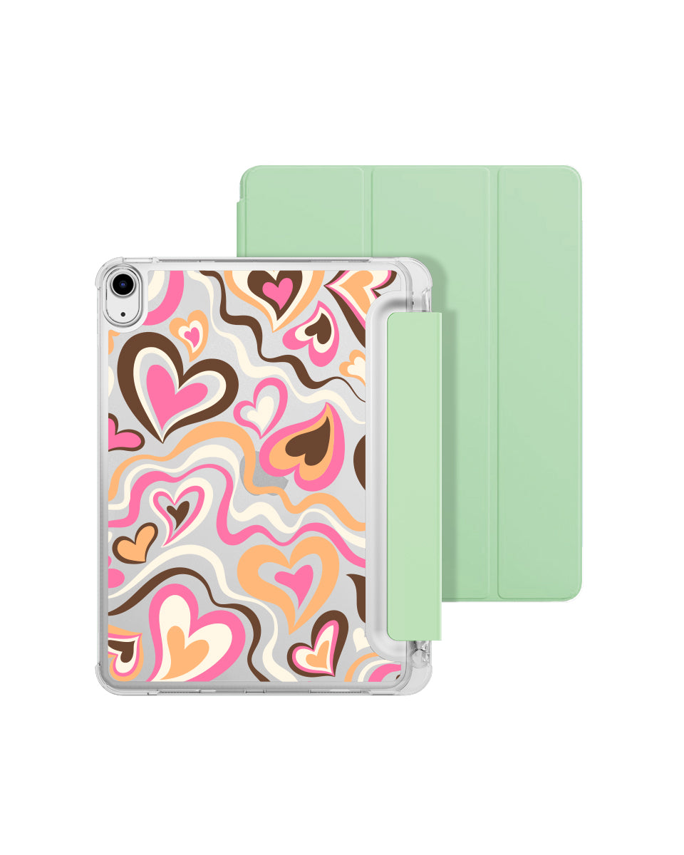IPAD CASE - GROOVY HEARTS