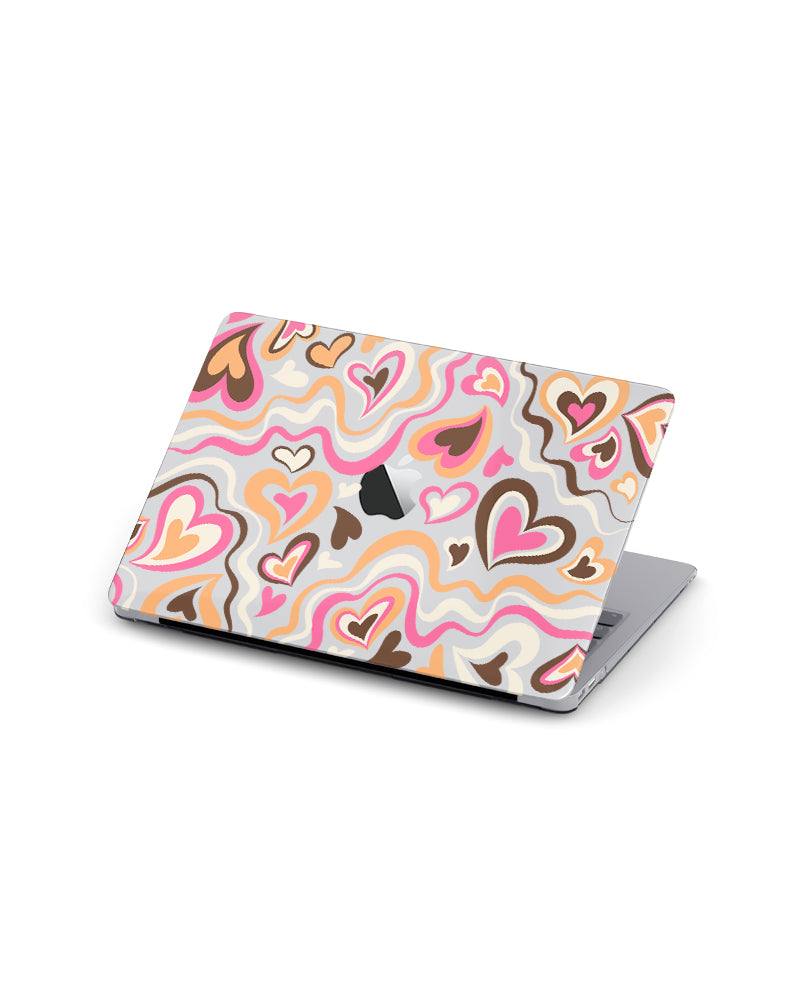 MACBOOK CASE - GROOVY HEARTS