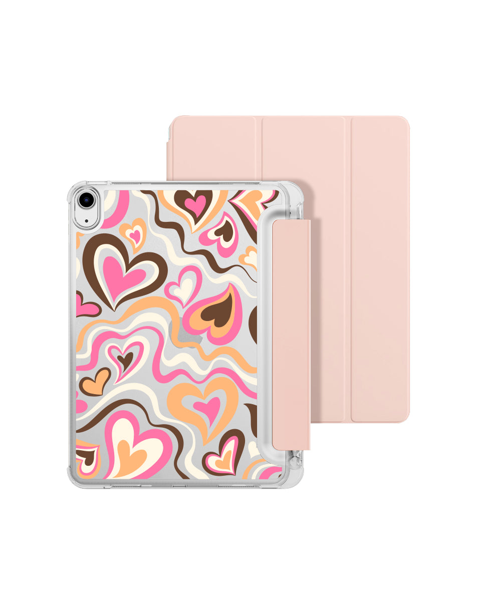 IPAD CASE - GROOVY HEARTS