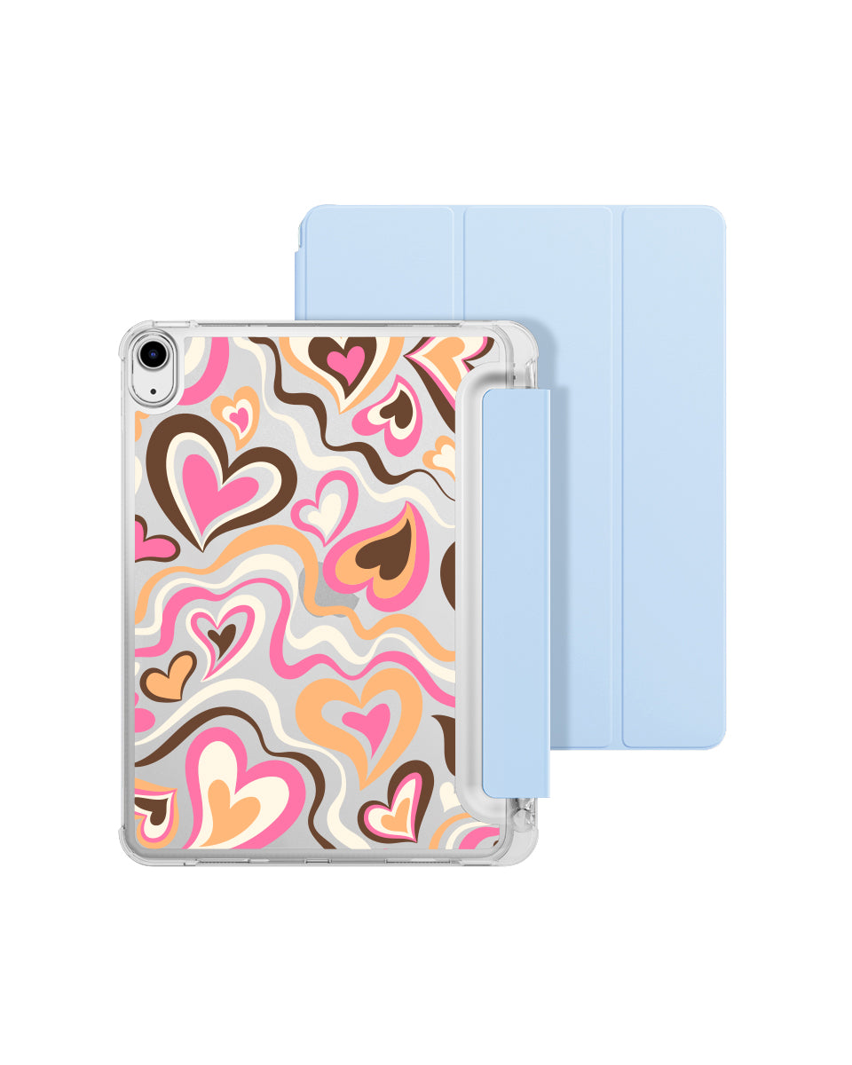 IPAD CASE - GROOVY HEARTS