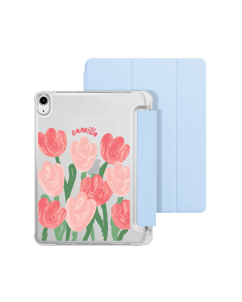 IPAD CASE - TULIP GOUACHE (PEACH)