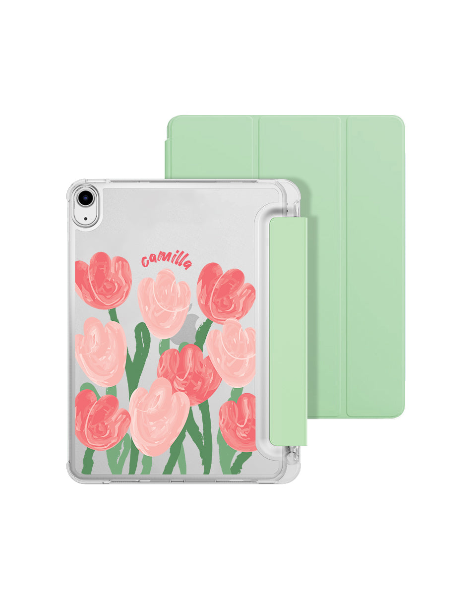 IPAD CASE - TULIP GOUACHE (PEACH)