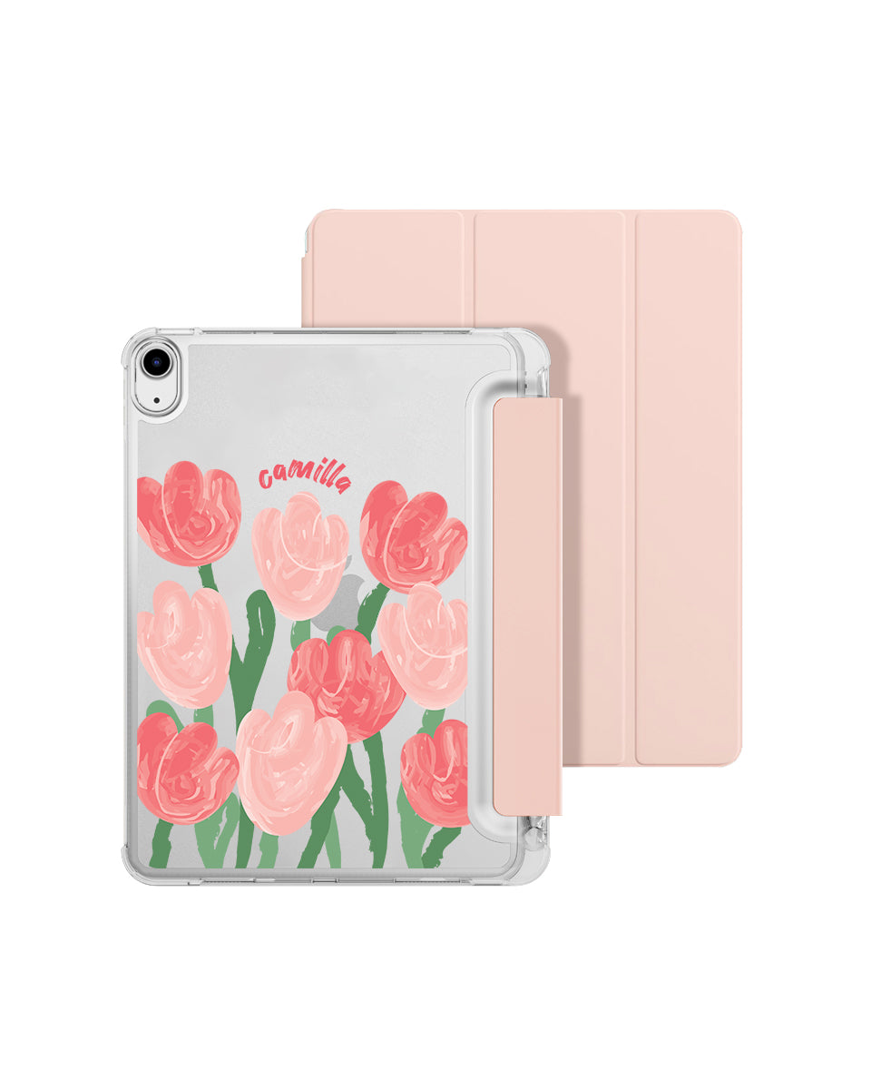 IPAD CASE - TULIP GOUACHE (PEACH)