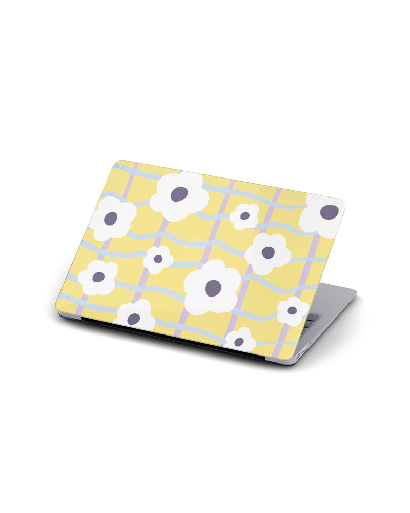 MACBOOK CASE - YELLOW DAISEE