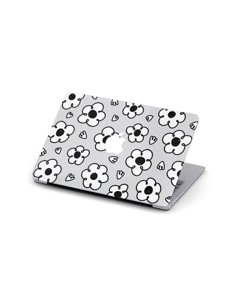 MACBOOK CASE - FLOWER DOODLE