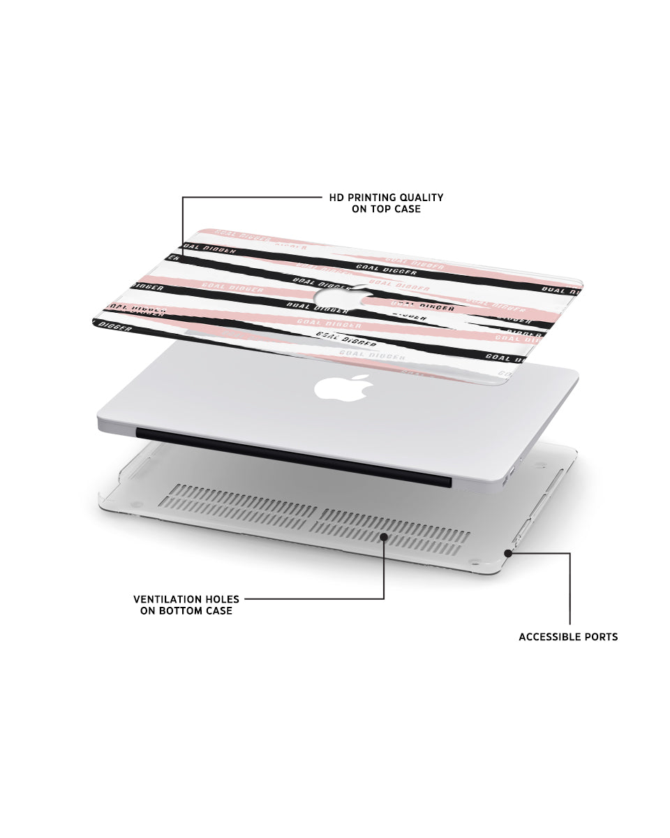 MACBOOK CASE - GOAL DIGGER (BLACK)